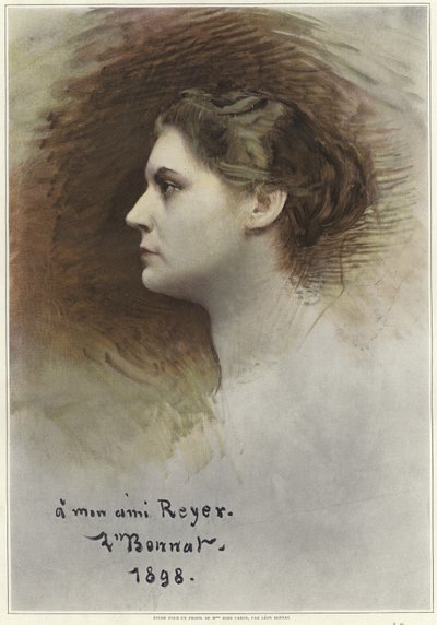 Estudio para un perfil de Rose Caron de Leon Joseph Florentin Bonnat