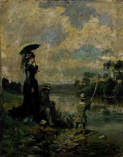 La fiesta de pesca de Leon Joseph Voirin