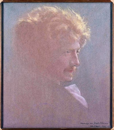 Retrato de Ignacy Jan Paderewski (1860-1941) (Homenaje al Gran Polaco) de Leon Kamir Kaufman