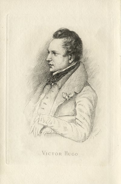 Retrato de Victor Hugo 1802-1885 de Leon Noel