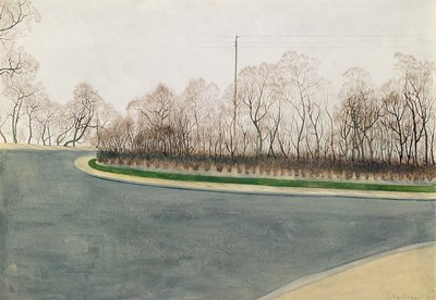 Carretera desierta de Leon Spilliaert