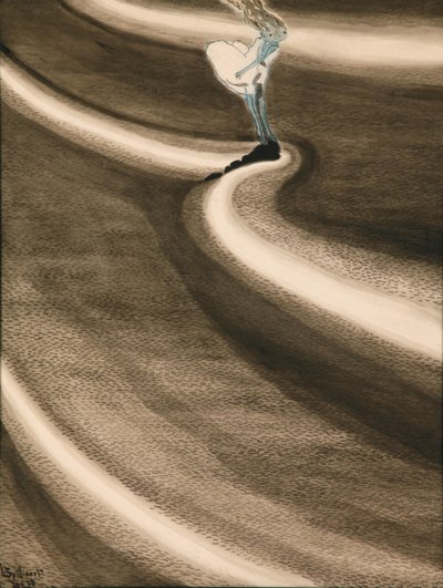Chicas en las olas; Fillettes devant la vague de Leon Spilliaert