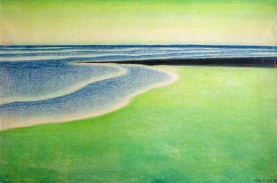 Paisaje marino verde de Leon Spilliaert