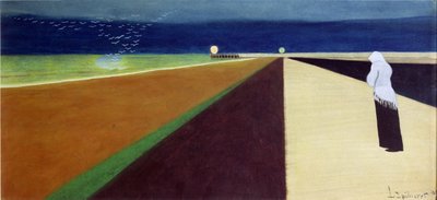 Mujer en el muelle de Leon Spilliaert