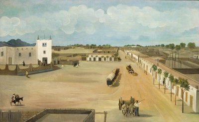 Plaza de Old Mesilla de Leon Trousset