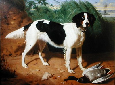 Retrato de un perro de Leon Viardot