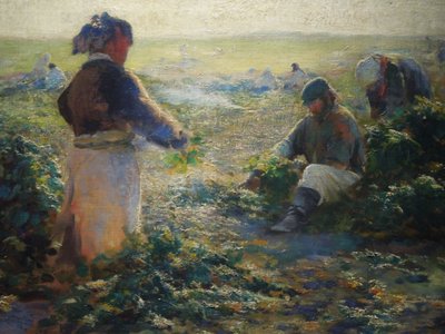 Cosechando remolachas I de Leon Wyczółkowski