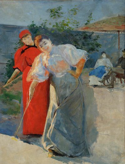 El Juego del croquet, 1892-1895 de Leon Wyczolkowski