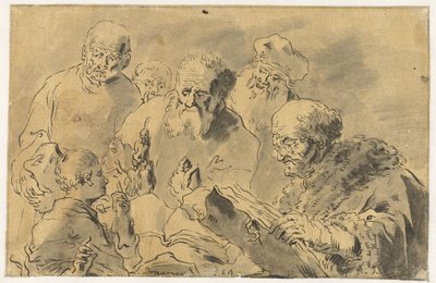 Cristo y los escribas de Leonaert Bramer