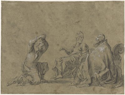 Judas trae las piezas de plata de Leonaert Bramer