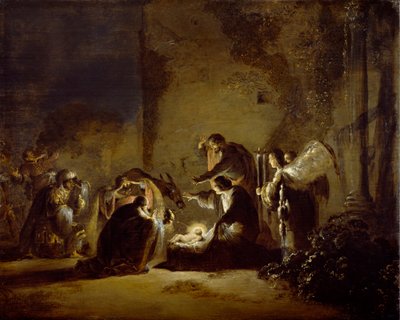 Adoración de los Reyes Magos de Leonaert Bramer
