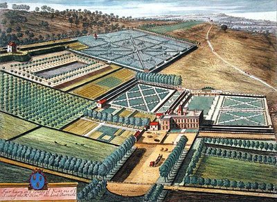 Fair Lawn en el condado de Kent grabado por Johannes Kip (c.1652-1722) (grabado) de Leonard (after) Knyff