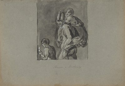 Eneas y Anquises, 1611-74 de Leonard Bramer