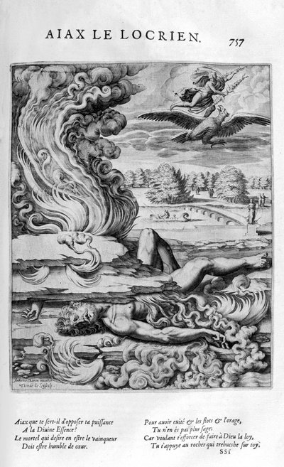 Ayax el Menor, 1615 de Leonard Gaultier
