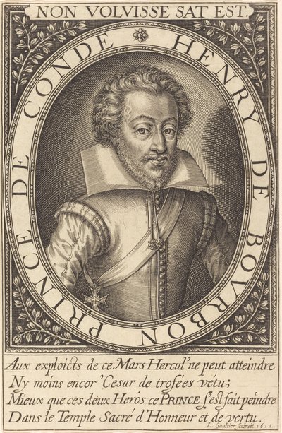 Henry de Bourbon, Príncipe de Condé de Leonard Gaultier