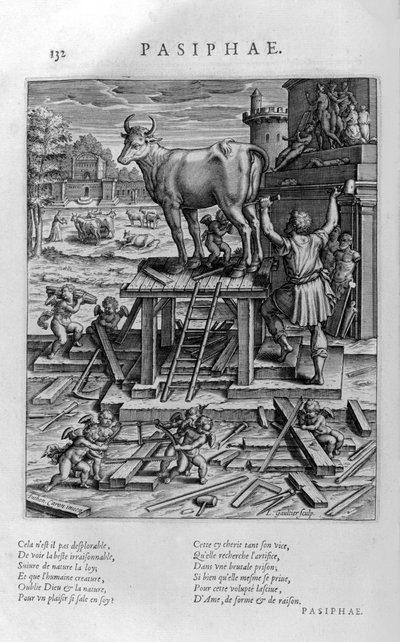 Pasífae, 1615 de Leonard Gaultier