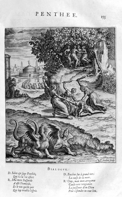 Penteo, 1615 de Leonard Gaultier