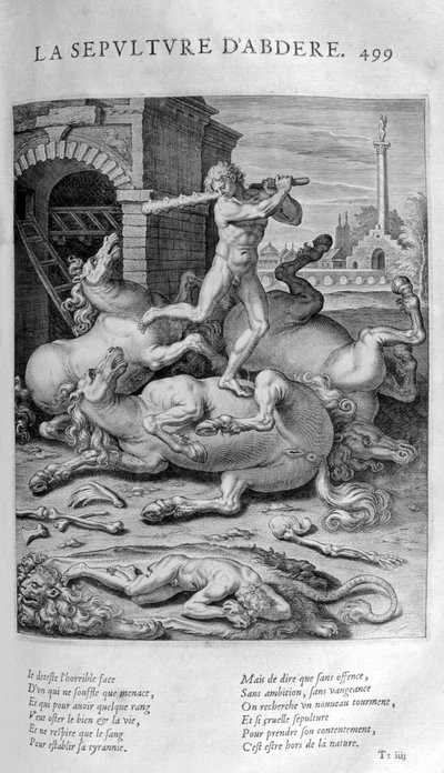 El entierro de Abdère, 1615 de Leonard Gaultier