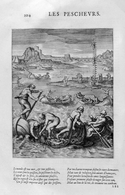 El pescador, 1615 de Leonard Gaultier