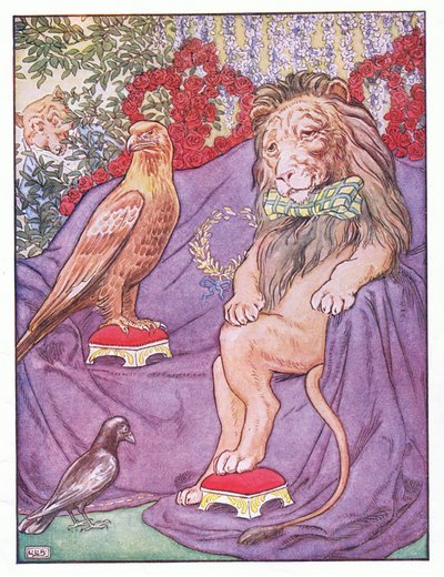Y el águila parecía bastante regia, ilustración de 