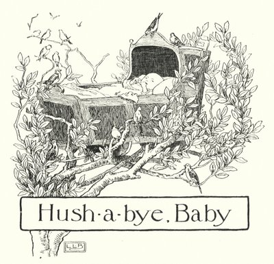 Hush-a-bye, bebé, en la copa del árbol de Leonard Leslie Brooke