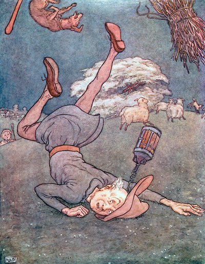 El hombre en la luna de Leonard Leslie Brooke