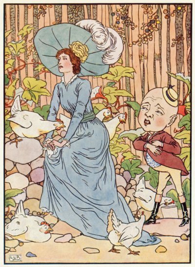 El Yonghy-Bonghy-Bo (litografía a color) de Leonard Leslie Brooke