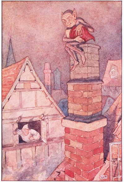 El duende y el tendero, años 1920 de Leonard Leslie Brooke