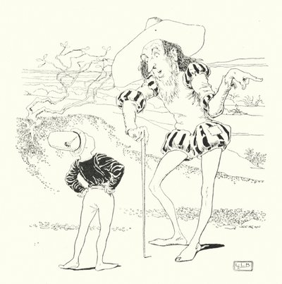 El hombre en el desierto me preguntó, cuántas fresas crecieron en el mar de Leonard Leslie Brooke