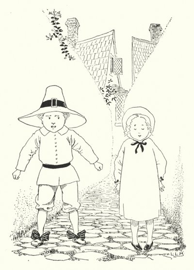 Había un niño y una niña que vivían en un callejón de Leonard Leslie Brooke