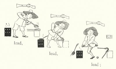 Había un hombrecito, y tenía una pistolita, y sus balas eran de plomo, plomo, plomo de Leonard Leslie Brooke