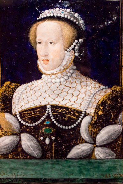 Eleonora de Habsburgo, Limoges,1560 (Esmalte sobre cobre) de Leonard Limosin