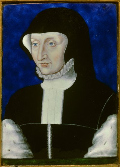 Retrato de Antoinette de Bourbon de Leonard Limosin