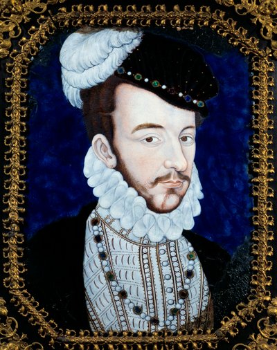 Retrato de Carlos IX, Rey de Francia de Leonard Limosin