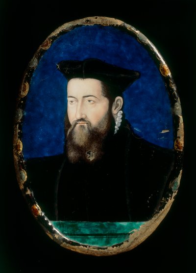 Retrato de Prelado, obra en mayólica de Leonardo Limosin conservada en el Museo Nazionale del Bargello, Florencia de Leonard Limosin