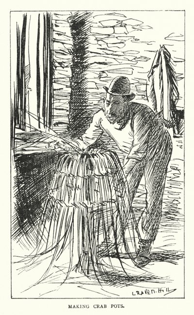 Cangrejeras (litografía) de Leonard Raven Hill