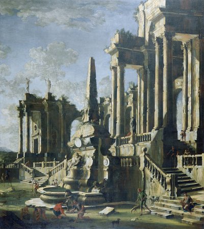 Ruinas imaginarias de Leonardo Coccorante