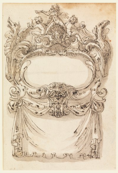 Diseño de Escudo y Tabla Drapada de Leonardo Scaglia
