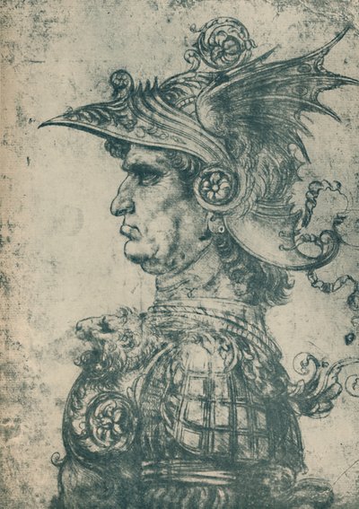 Un Condottiero, 1480, 1932 de Leonardo da Vinci
