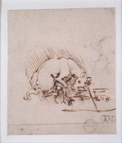 Un unicornio, c. 1472-1519 de Leonardo da Vinci