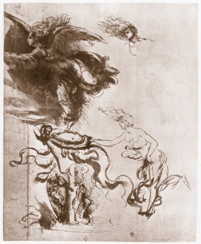 Alegoría de la Fortuna, c1483 de Leonardo da Vinci