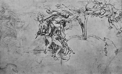 Alegoría de la ingratitud y la envidia, c1480 1945 de Leonardo da Vinci