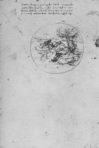 Alegoría del lagarto simbolizando la verdad de Leonardo da Vinci