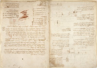 Arundel 263, f.38v, f.37 Notas sobre aritmética, de 