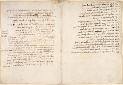 Arundel 263, f.58v, f.45, Notas sobre el agua, de 