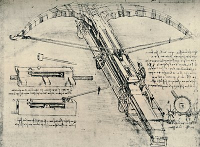 Balista, 1928 de Leonardo da Vinci