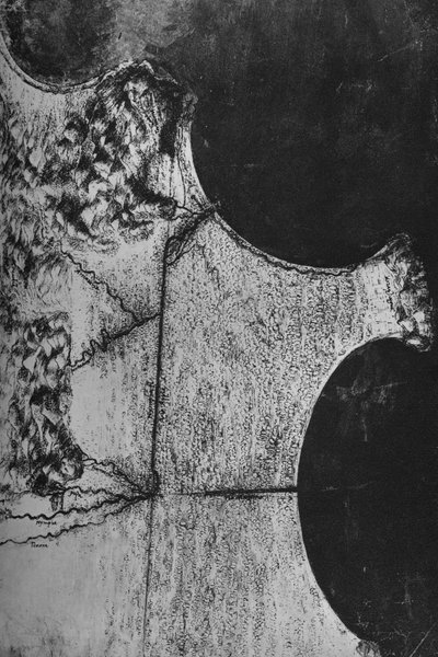Vista aérea de la costa de Italia, al norte de Terracina, c. 1480 1945 de Leonardo da Vinci