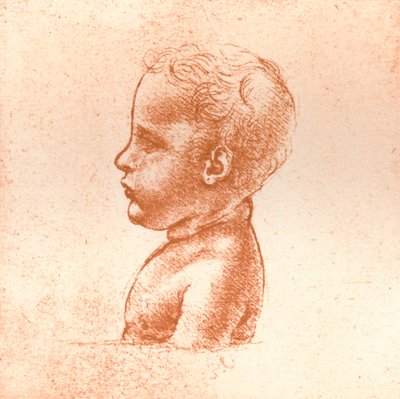 Busto de un Niño, c1472-c1519 1883 de Leonardo da Vinci