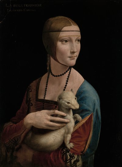 La dama del armiño: retrato de Cecilia Gallerani (h. 1473-1536) de Leonardo da Vinci