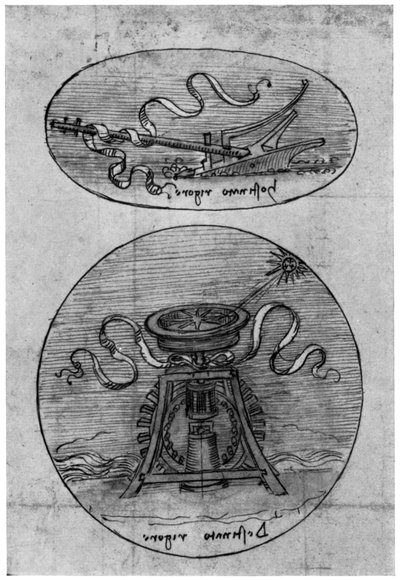 Emblema, Hostinato Rigore (detalle), finales del siglo XV o principios del siglo XVI 1954 de Leonardo da Vinci